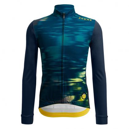 Santini Tour De France LM Jaune Long Sleeve Jersey Print